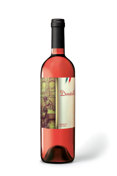 Vino rosado "Donatello", línea tradicional