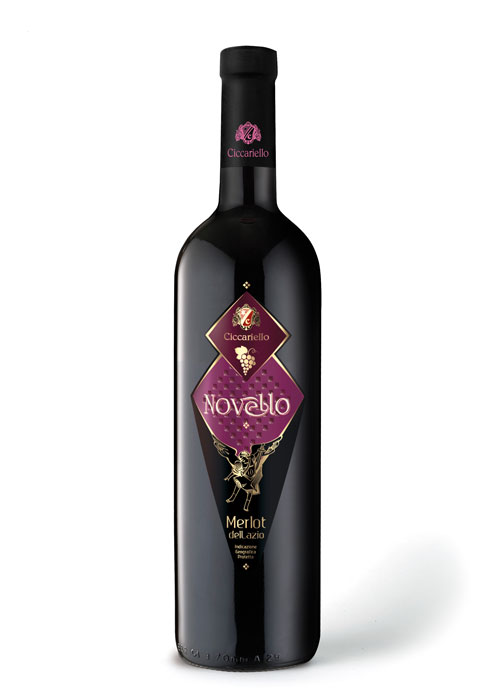 Novello Merlot IGP Lazio, línea tradicional